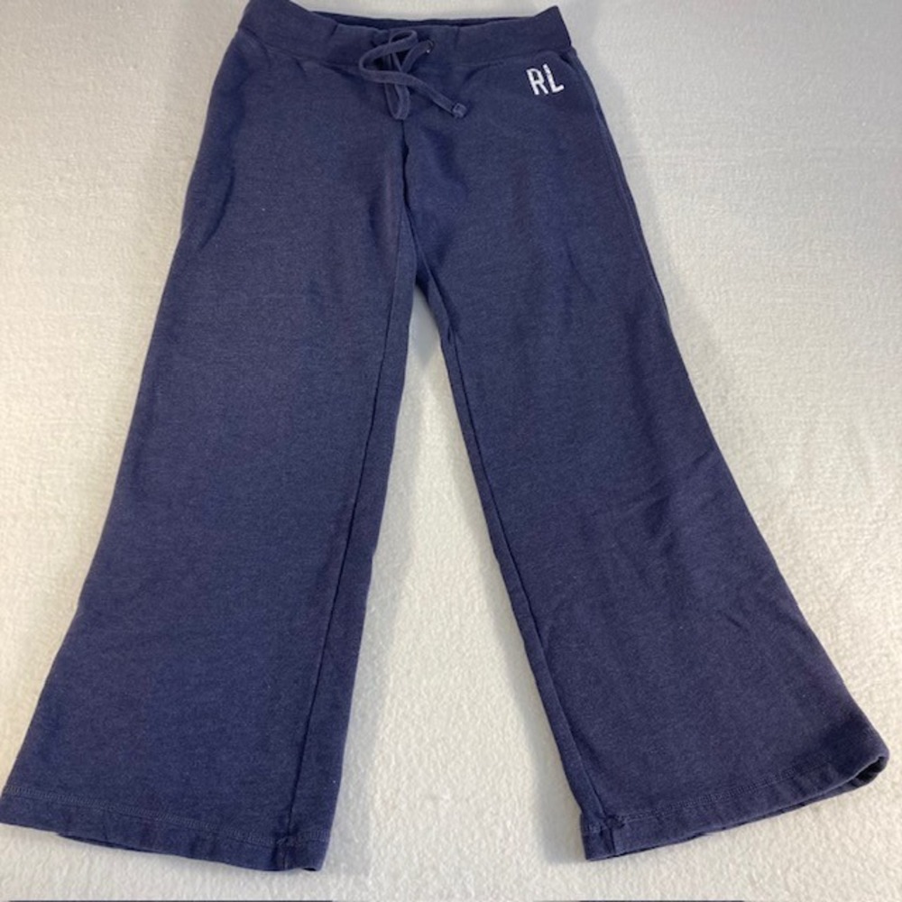 Vintage Ralph Lauren Blue Sweat Pants S Flared Leg